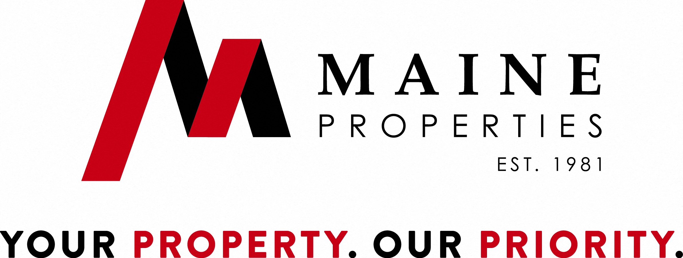 the logo for main properties is shown next to the name of the company